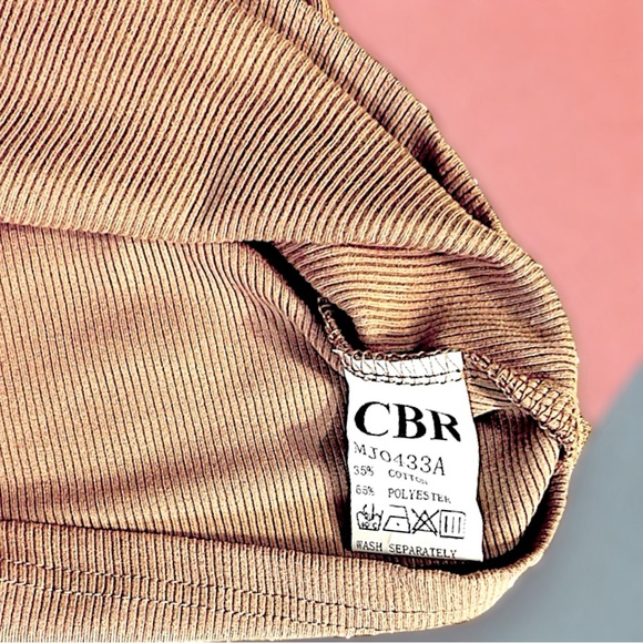 (NWT) CBR Ribbed Contrast Racerback Tank (Women’s Large) - Picture 9 of 12